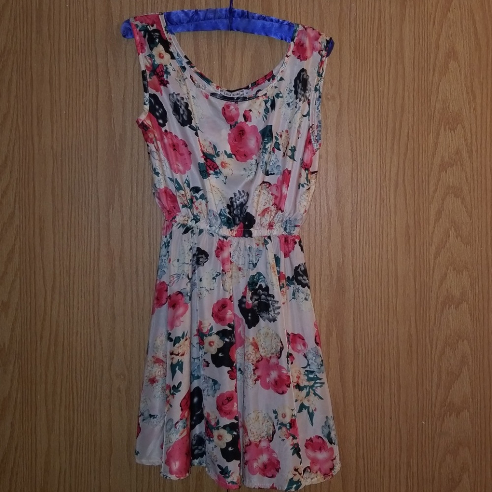 Liva Girl floral dress chiffon